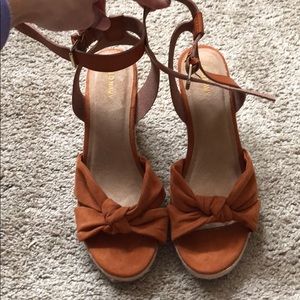 Espadrille wedge sandal NWOT